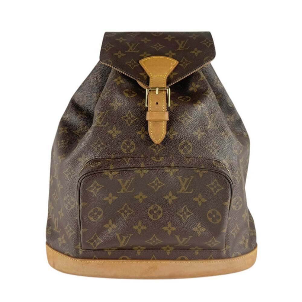 LOUIS VUITTON Brown Monogram Canvas Backpack
